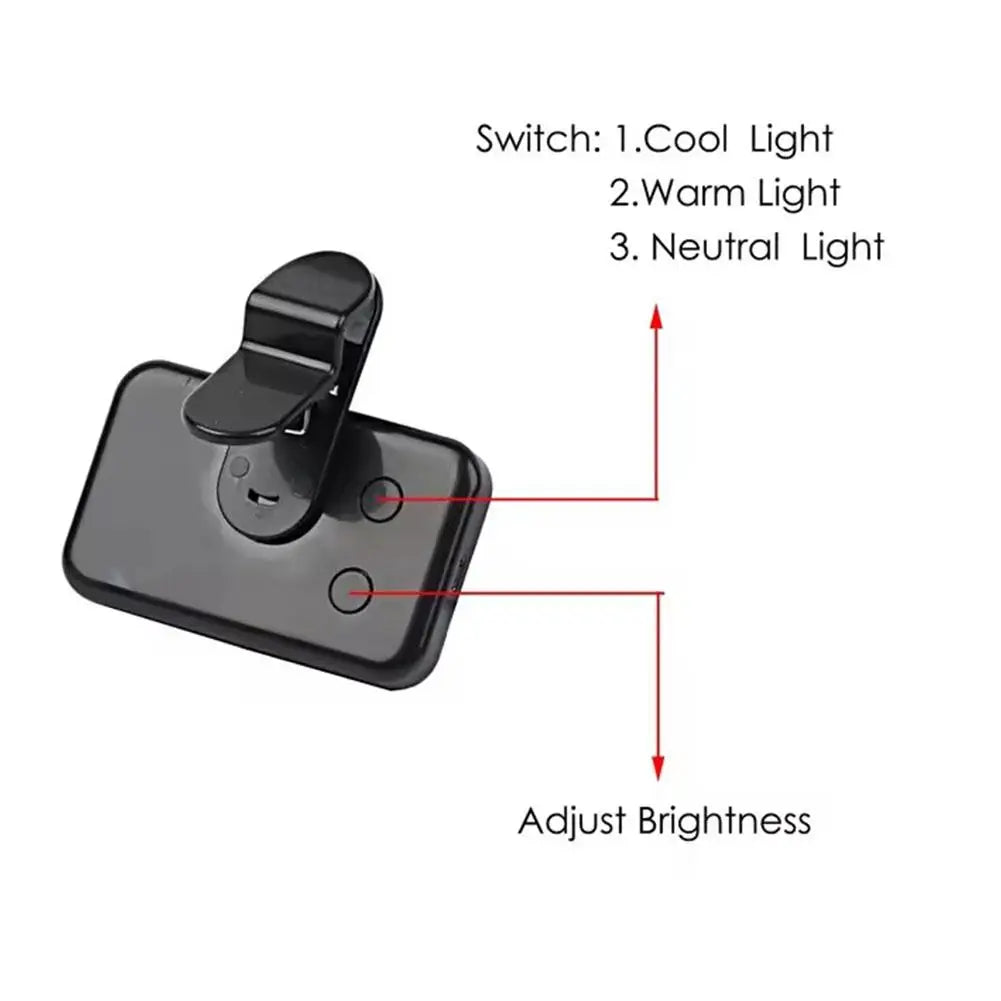 LED Selfie Ring Light Clip for Mobile & Laptop