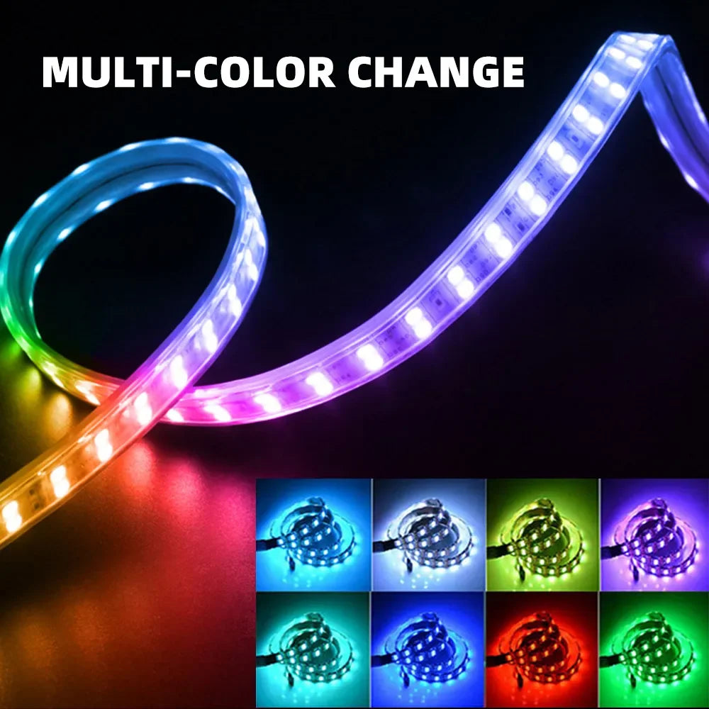 Bluetooth RGB LED Strip Light: 5M-20M, USB, Infrared Control