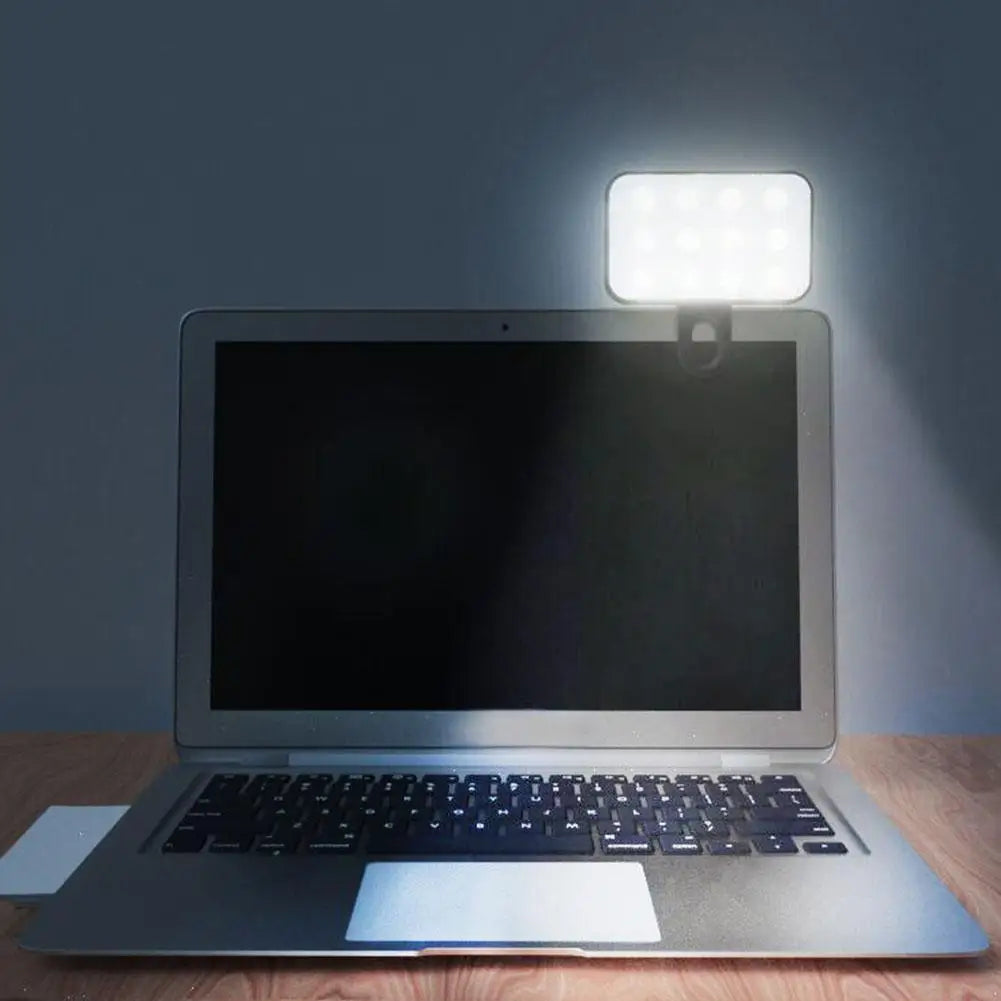 LED Selfie Ring Light Clip for Mobile & Laptop