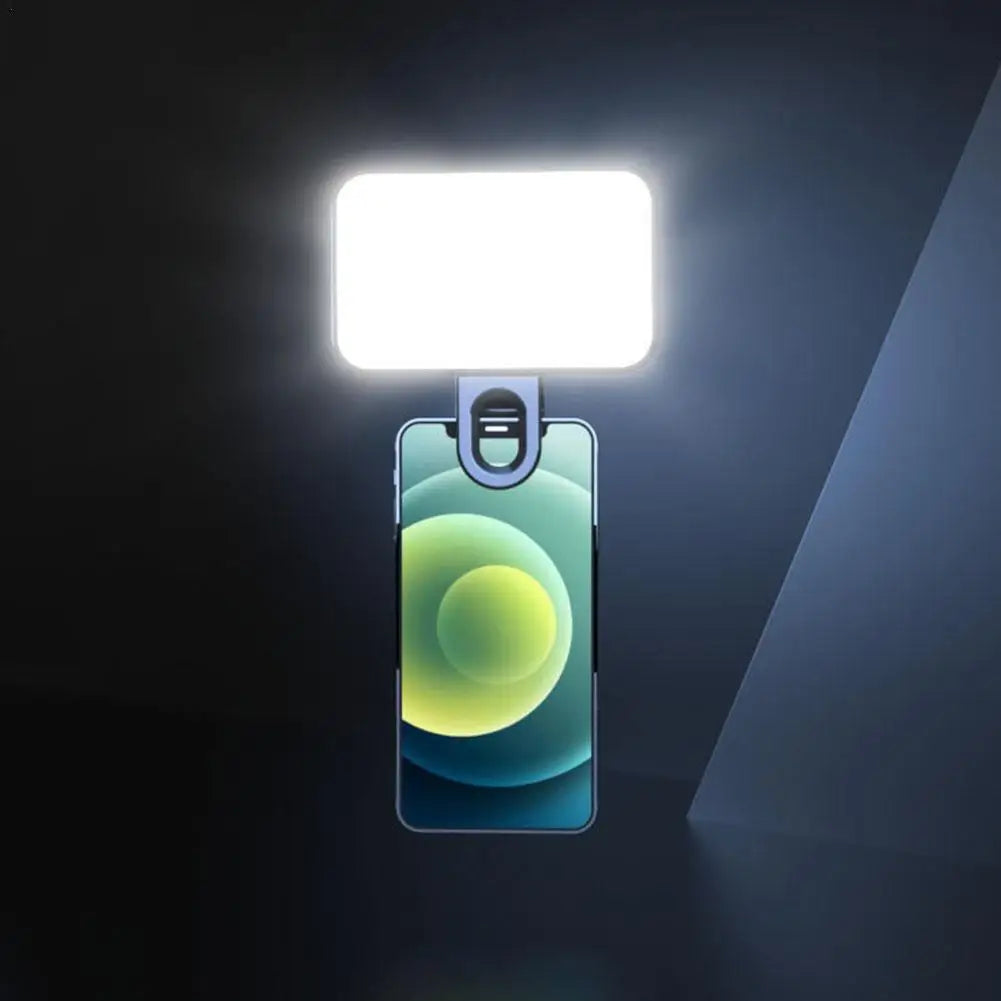 LED Selfie Ring Light Clip for Mobile & Laptop