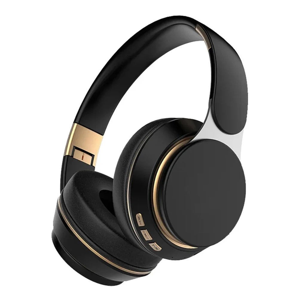 Wireless Bluetooth 5.0 Headphones - HiFi 9D Bass, Foldable